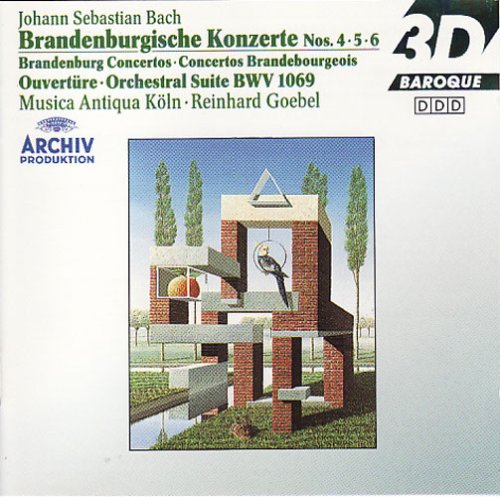 Brandenburg Concerti 4-6 [Audio CD] Bach; Goebel and Musica Antiqua Koln