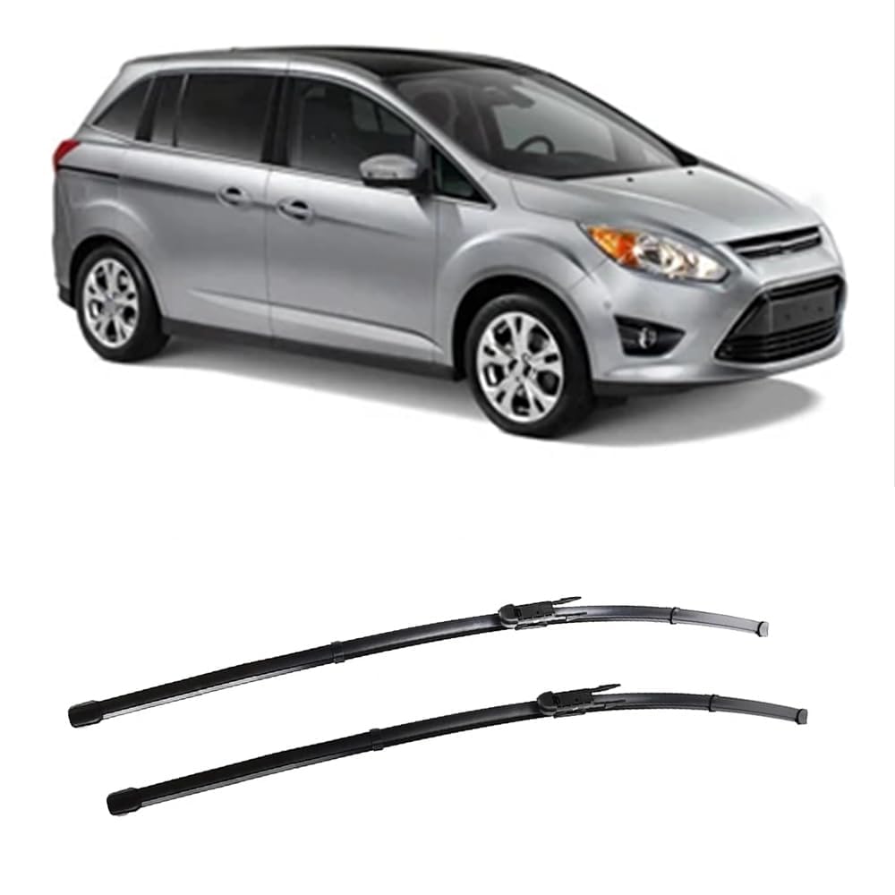 Essuie glace avant pour Ford C-Max 2010-2023 balais d'essuyage de pare-brise 28 et 26 pouces