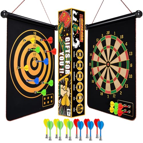 Givevan Double-Sided Magnetic Dartboard
