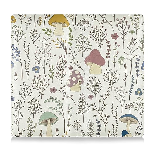 FJDENG Mushroom Car Registration Insurance Card Holder, Waterproof Leather Glove Box Organizer Car Essential Document Glove Wallet