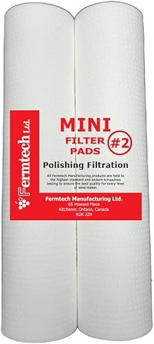 Miniatura 10 de Fermtech Mini 2 almohadillas de filtración de vino (#1)