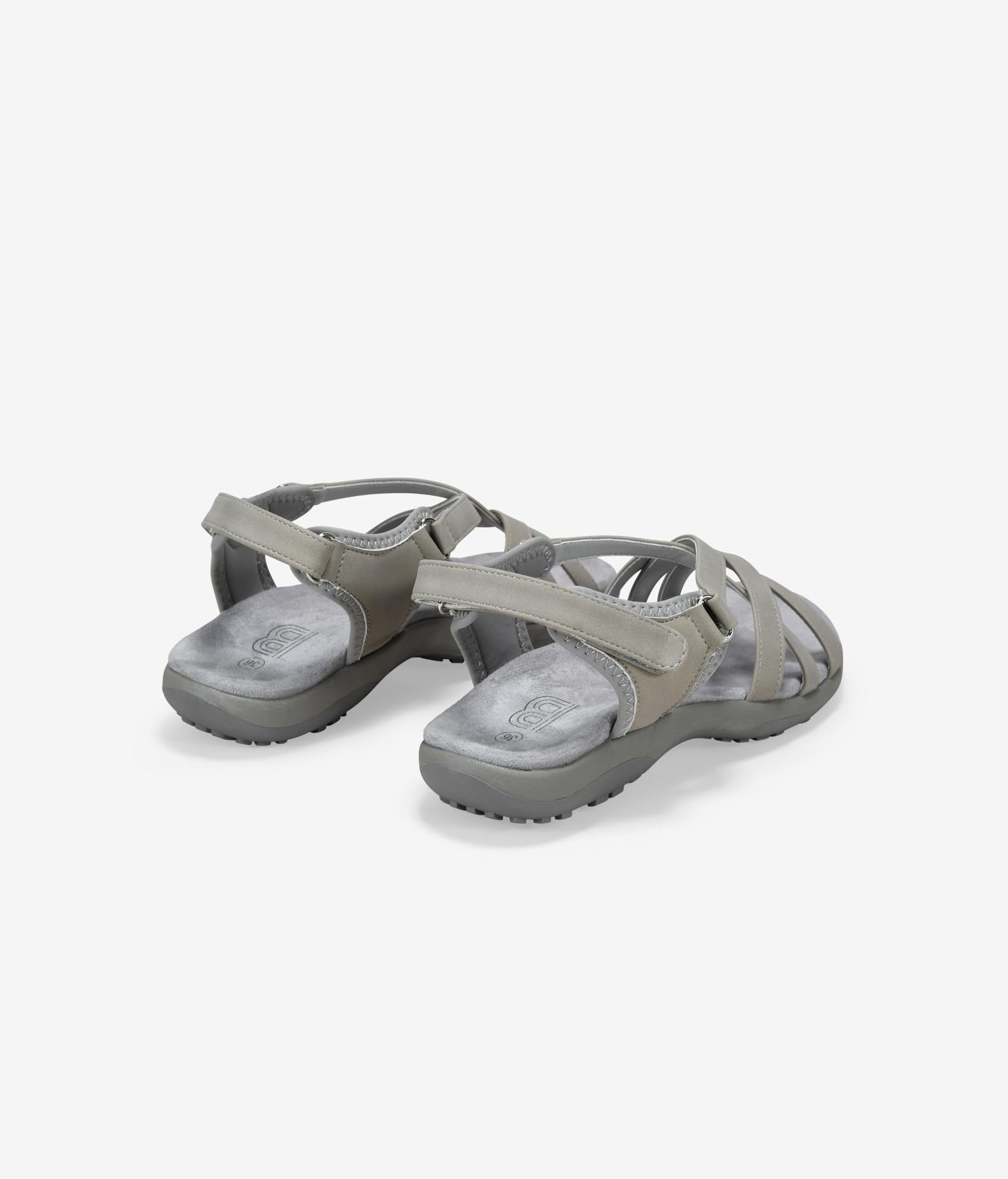 BOSANOVA Sandalias de Trekking para Mujer con Varias Tiras Cruzadas al Empeine y Suela de Goma Deportiva. Cierre de Tira Trasera con Cierre automático. Calzado para Mujer