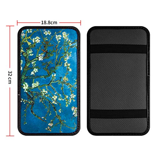 Vehicle Center Console Armrest Cover Pad, Universal Fit Comfort Center Console Armrest Cushion for Car, Various Patterns Design Car Armrest Cover