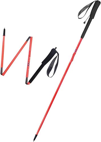 2PCS Folding Walking Sticks Ultralight Quick Lock Trekking Poles for Hiking Trail Running Camping Equipment disponible en Yaxa Costa Rica