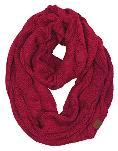 Infinity Scarf - Burgundy (Solid)