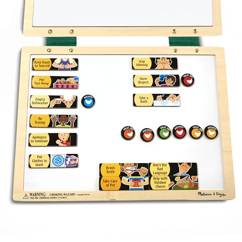 Melissa & Doug Deluxe Wooden Magnetic Responsibility Chart with 90 Magnets - image 5