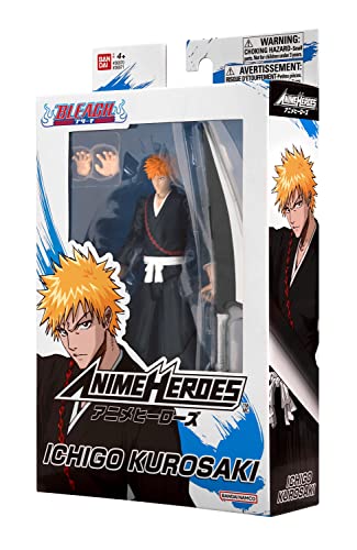 Anime Heroes - Bleach - Kurosagi Ichigo Action Figure #TOP6