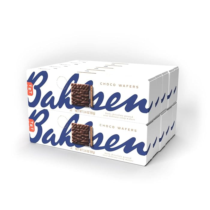 Buy Choco Wafers Dark Chocolate Cookies (10 boxes) by Bahlsen Wafers