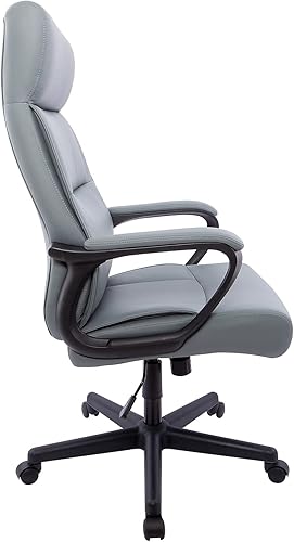 Miniatura 4 de STAPLES Rutherford Luxura - Silla de gerente, gris, paquete de 2 (58677Vvs)