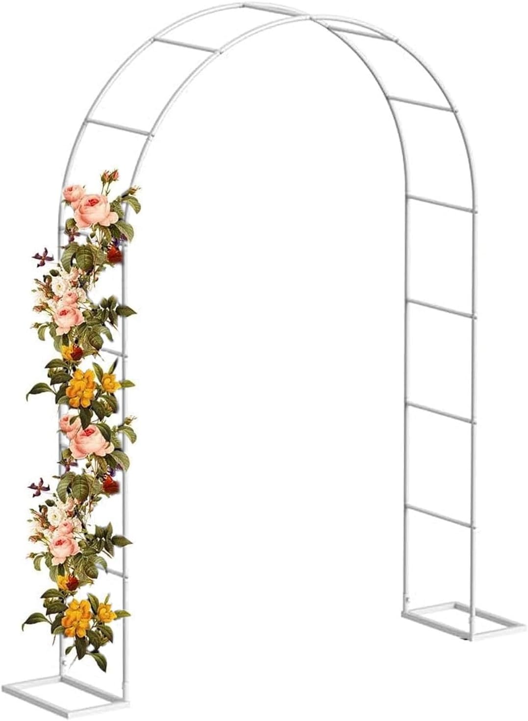 Arches décoratives en métal pour jardin idéales pour cultiver les légumes grimpants
