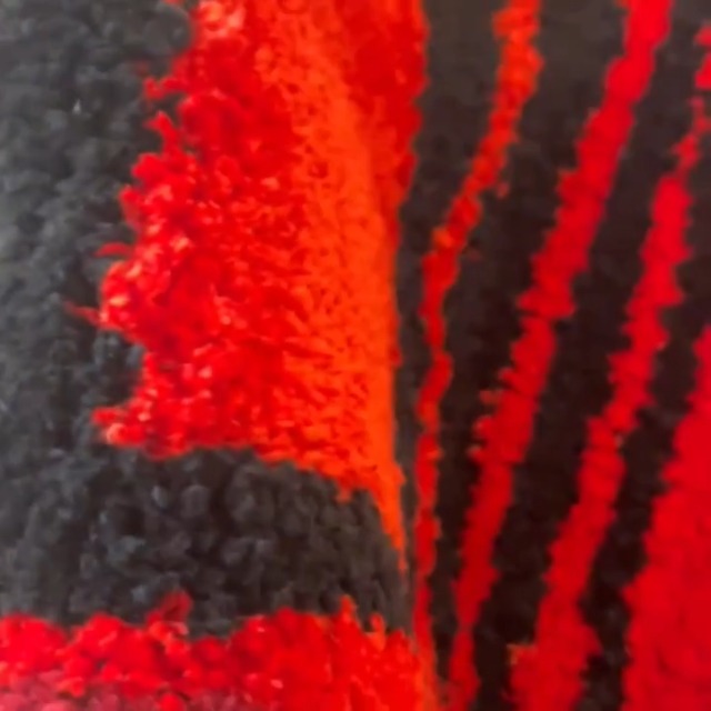 Tapete decorativo con diseño de guantes de boxeo rojo miniatura 7