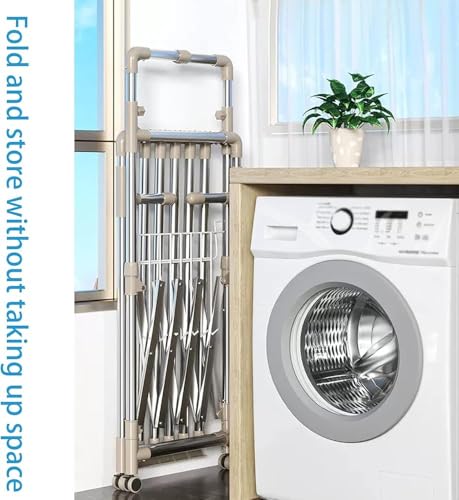 Séchoir à linge d'intérieur robuste en acier pour linge encombrant - 6