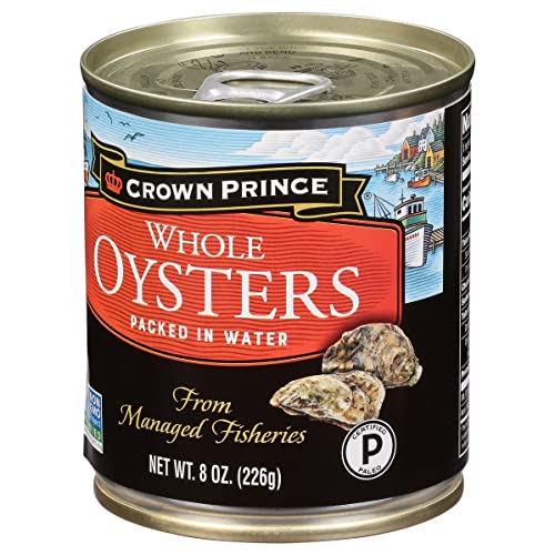 Crown Prince Whole Boiled Oysters, 8-Ounce Cans (Pack Of 12) #TOP6