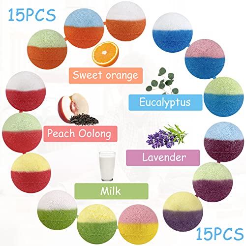 15Pcs Xl Bath Bombs For Kids With Animal Racing Cars Inside, Gentle & Kid Safe Bubble Bath Fizzies, Birthday Gift For Boys & Girls #TOP1