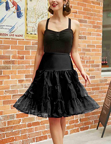 image for GRACE KARIN Women's 1920s Vintage Lingerie Slips Plus Size Petticoat U