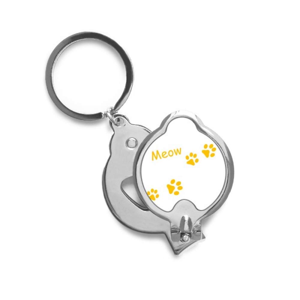 Coupe-ongles jaune chat meow DIYthinker une idée cadeau originale - 4