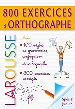 Download 800 exercices d'orthographe - grammaire - conjugaison PDF
