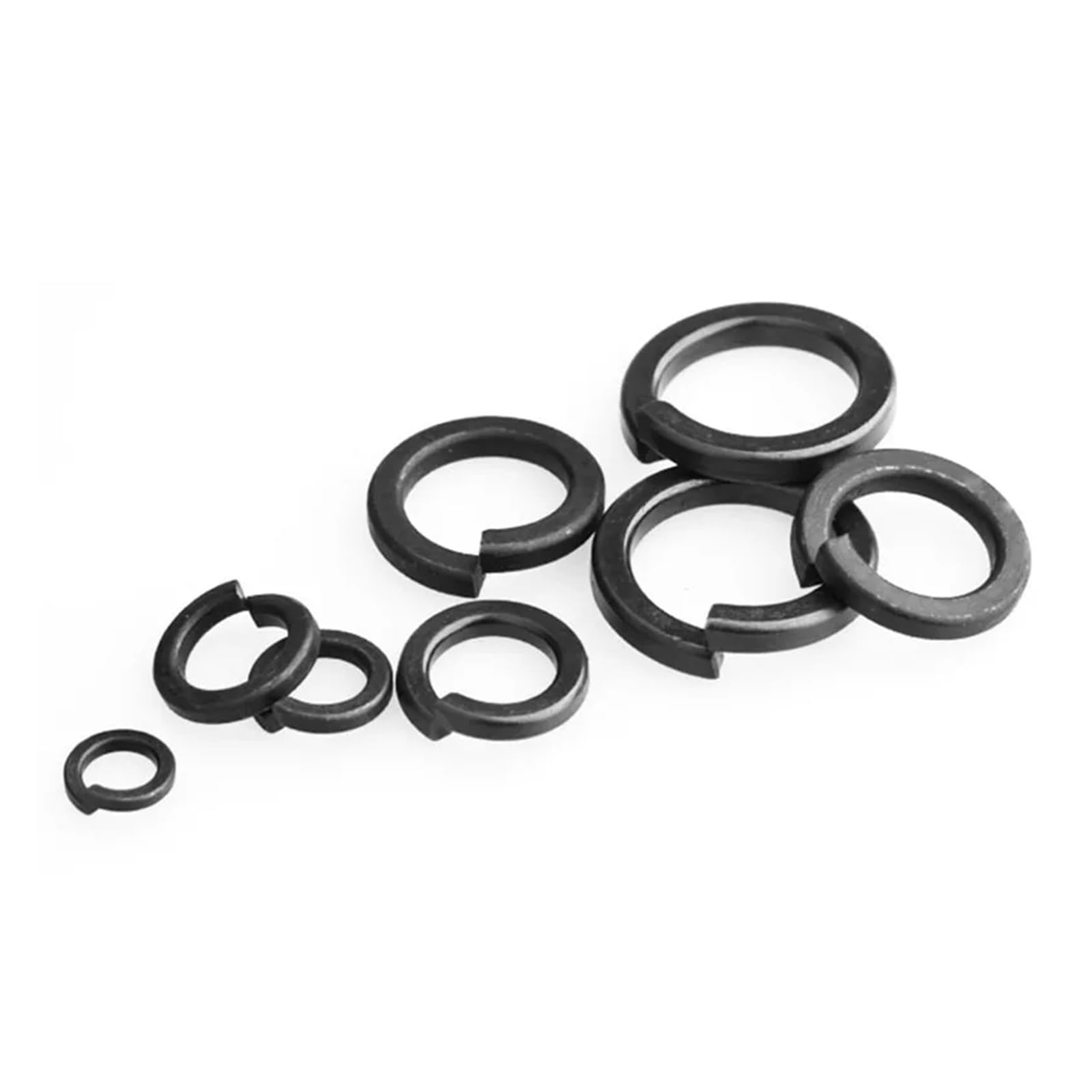 2/10/50 pezzi M2 M2.5 M3 M4 M5 M6 M8 M10 - M27 Rondelle elastiche Grado 8 Rondella spaccata a spirale(10pcs,M24)