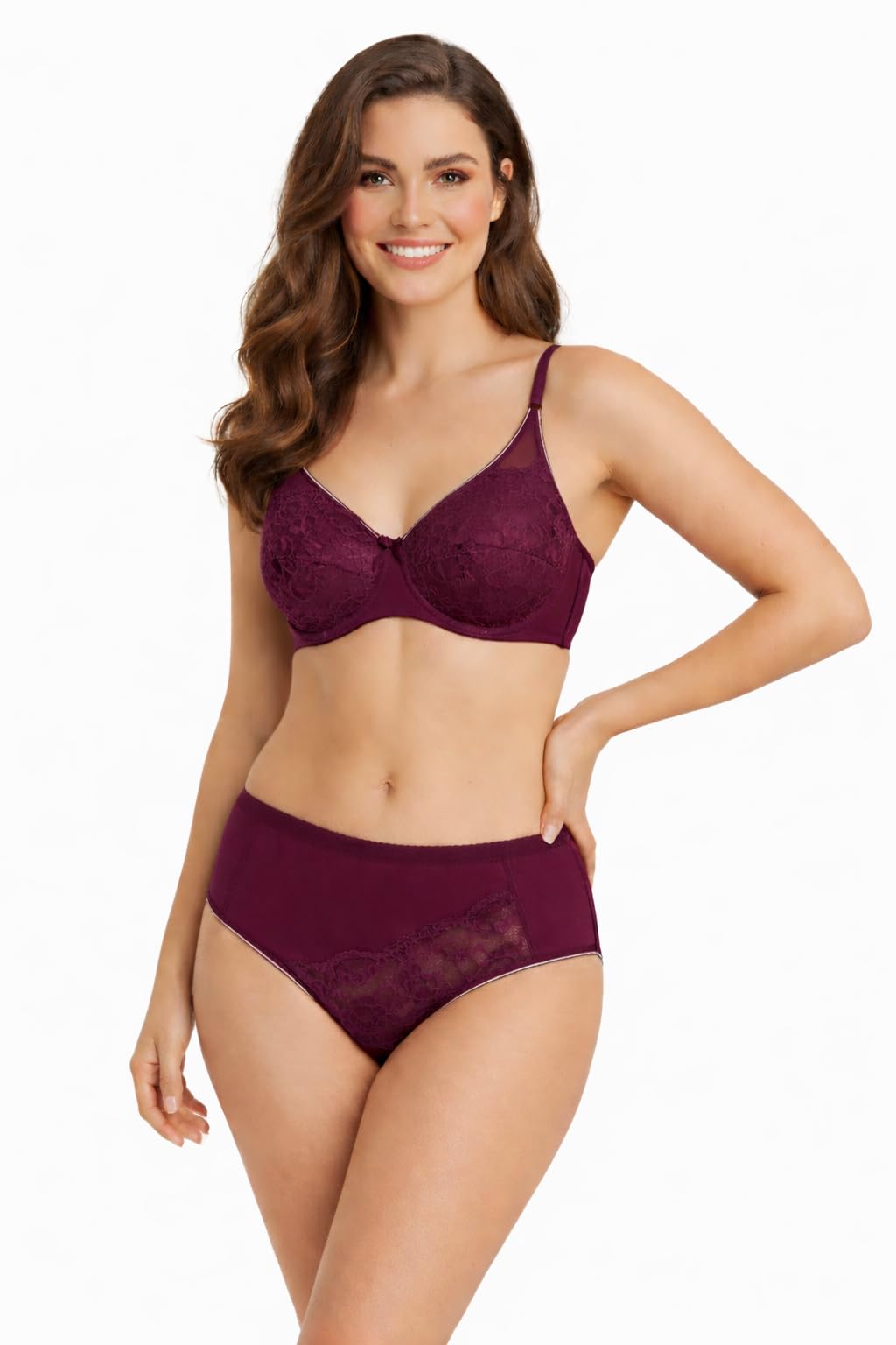 soft beauty Premium Women’s Lace Bra & Panty Set | Non-Padded, Non-Wired | Full Coverage | Comfortable-picture-31