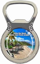 Galley Bay Beach Saint John Parish Antigua Fridge Magnet Bottle Opener Tourist Souvenir Gift Collection Refrigerator Magnetic Sticker