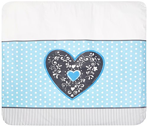 Julius Zöllner 2120125223 Wickelkissen con Flexi Perls, 75/85, El sueño del corazón, azul