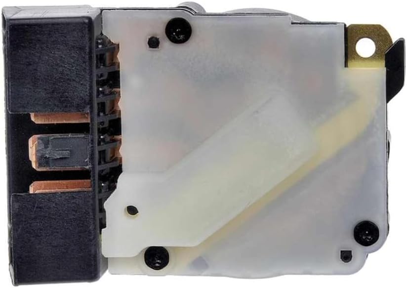 CarLights360 For Jeep TJ 2000-2006 Ignition Starter Switch | Black | Screw Mounting | Blade Terminal | Male Connector | Replacement For 4793576, 4793576AB