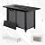 Vongrasig 43 Inch Propane Fire Table, 50,000 BTU Outdoor Gas Fire Pit Table, Rectangle Tabletop with Lid,Lava Rock for Outside Paito,Garden,Backyard