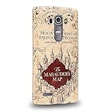 Case88 Premium Designs Harry Potter & Hogwarts Collections Marauder's Map Protective Snap-on Hard Back Case Cover for LG G4