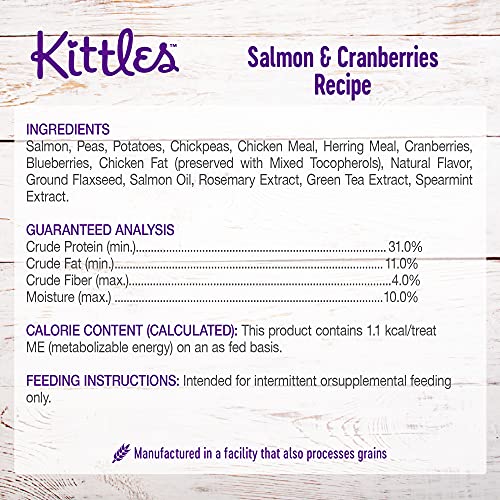 Wellness Crunchy Kittles Cat Treat Variety Pack: Grain-Free, Made With Natural Ingredients And Real Protein (Chicken, Salmon, Tuna Varieties) #TOP5