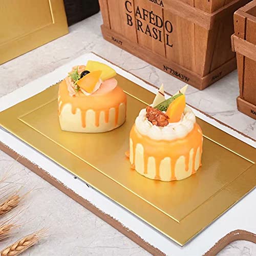 Amazon | BrightDaily ケーキベースダンボールゴールド10個セット