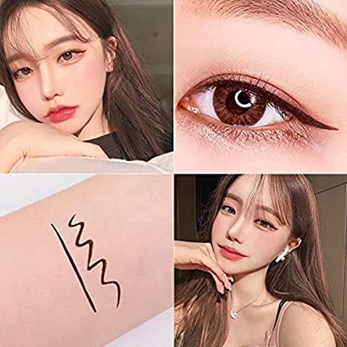 Fetnhu Heykomi Non-Smudging Waterproof And Long-Lasting Eyeliner Pencil, Heykomi Makeup Waterproof Eye Liner Pencils, Quick Drying Long Lasting Waterproof And Sweat Proof Eyeliner (2Pcs Black) #TOP3