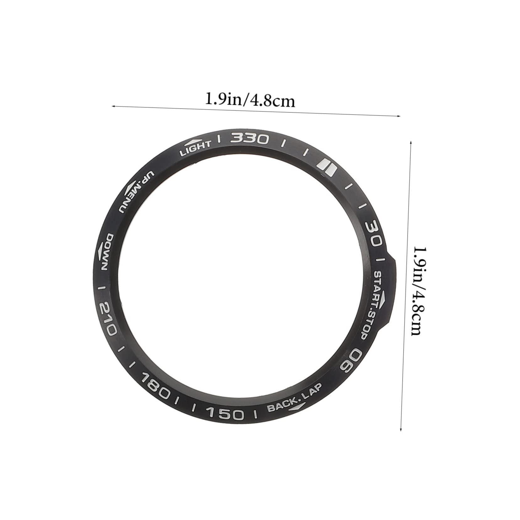Anello Lunetta per Orologio Fenix 6X, in Acciaio Inox, con Copertura Adesiva, Anti e Protezione Contro Le collisioni, per Orologio Fenix 6X PRO
