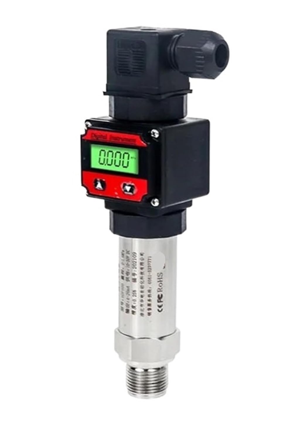 Pressure Transmitter 4-20mA 5V 10V Output Water Oil Gas Measurment -1-0-1000bar Transducer Sensor(0-40Mpa)