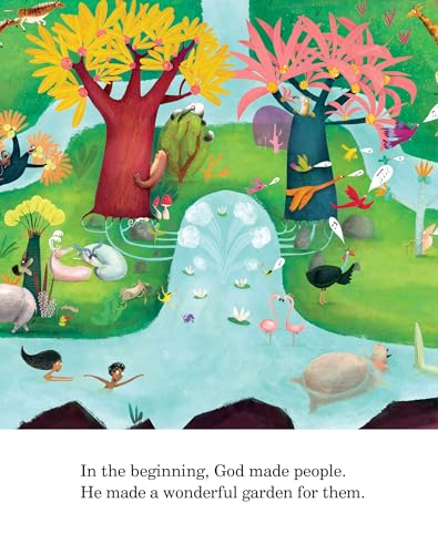 The Garden, the Curtain, and the Cross Board Book: The True Story of Why Jesus Died and Rose Again (Illustrated Bible toddler book gift teaching kids ages 2-4 all about the gospel and what Jesus did at Easter) - Image 2