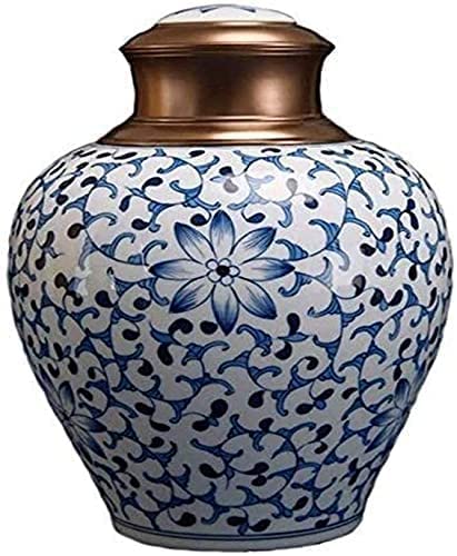 Vase funéraire en céramique discret pour surmonter la perte d'un proche