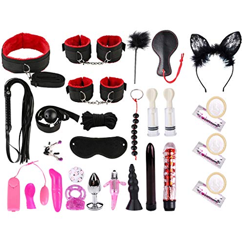 caralin Adult Fun 27PieceS/Set Bed Game Play Set Binding Sex Games Toys for Couple Kits