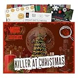 Murder Mission Killer At Christmas Mystery Detective Game - Archivo de caso críptico abierto sin resolver - Cenas grupos, parejas o jugadores solitarios