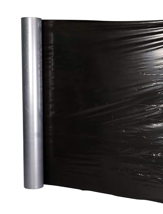 Mipatex 30 Micron UV Plastic Mulch Film Gardening Plants Sheet 1m x