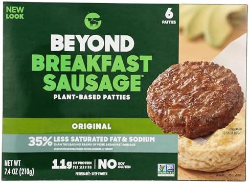 Beyond Meat, Sausage Patty Plant Based Breakfast Classic, 7.4 Ounce