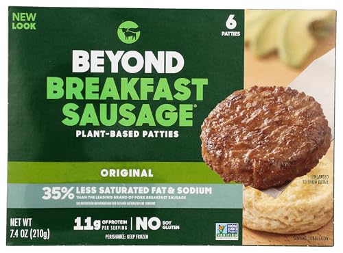 Beyond Meat Breakfast Sausage Plant-Based Patties, 7.4oz