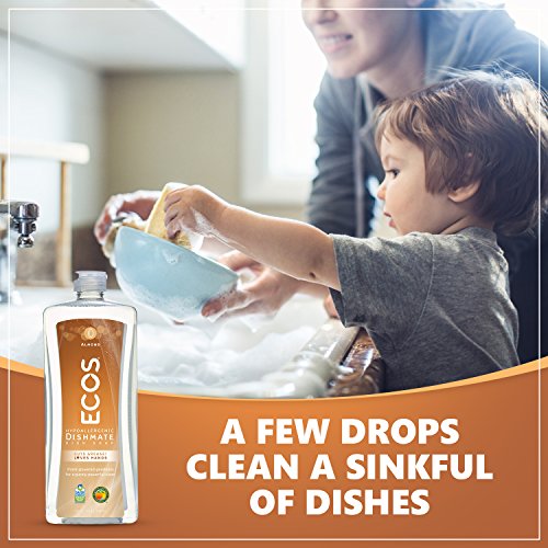 Earth Friendly Products Dishmate, Dishwashing Liquid, Natural Almond, 25 Ounce (Pack Of 3) #TOP7