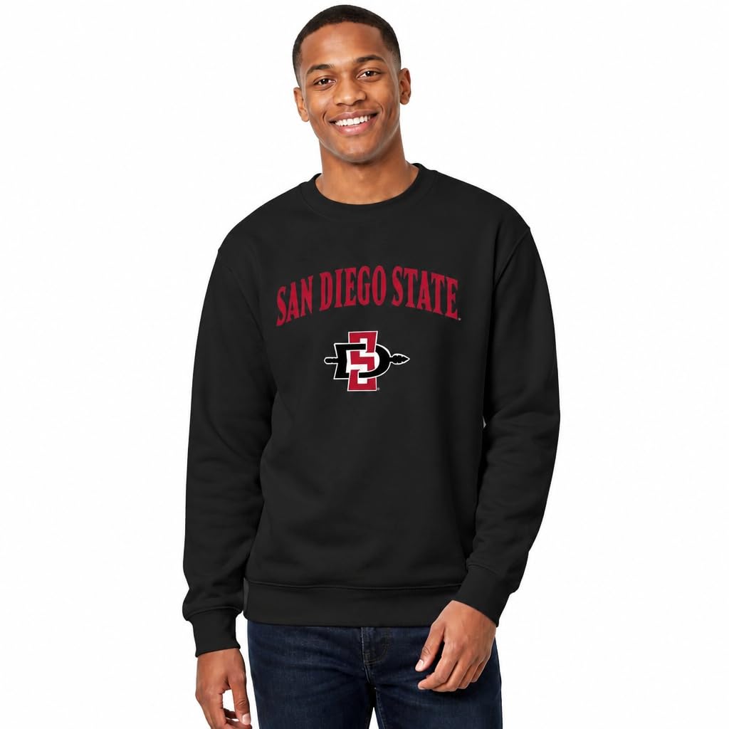 NCAA College Sweatshirt Fleece Crewneck Pullover for Men and Women