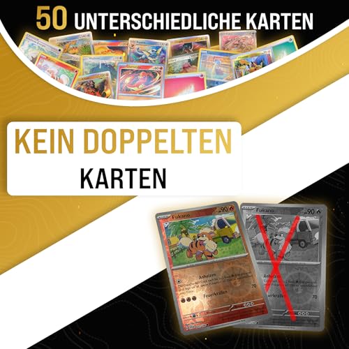 Ziegelsammler Set Deutsch – Karten 50 Originale Sammelkarten, 2 Holo & 3 Reverse Holo Karten, Keine Doppelten, Weihnachten oder Ostern für Kinder, Sammler & Fans – Bild 5