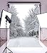 Produktbild YongFoto 1x1,5m Foto Hintergrund Weihnachten Vinyl Schneebedeckte Szene Waldbäume Winter Wunderland Fotografie Hintergrund Foto Leinwand Kinder Fotostudio 100x150cm