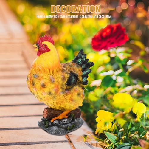 Poule décorative en résine pour animer la cour et la terrasse - 6