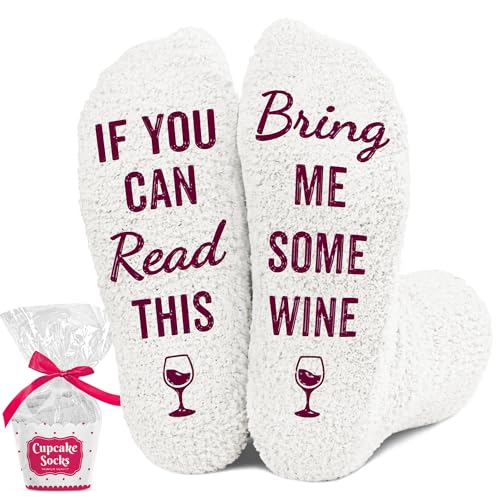 Image of VICRAZY Wine Gifts for Men, Women - Funny Socks - Gifts for Lovers - Stuff, Stocking Stuffers