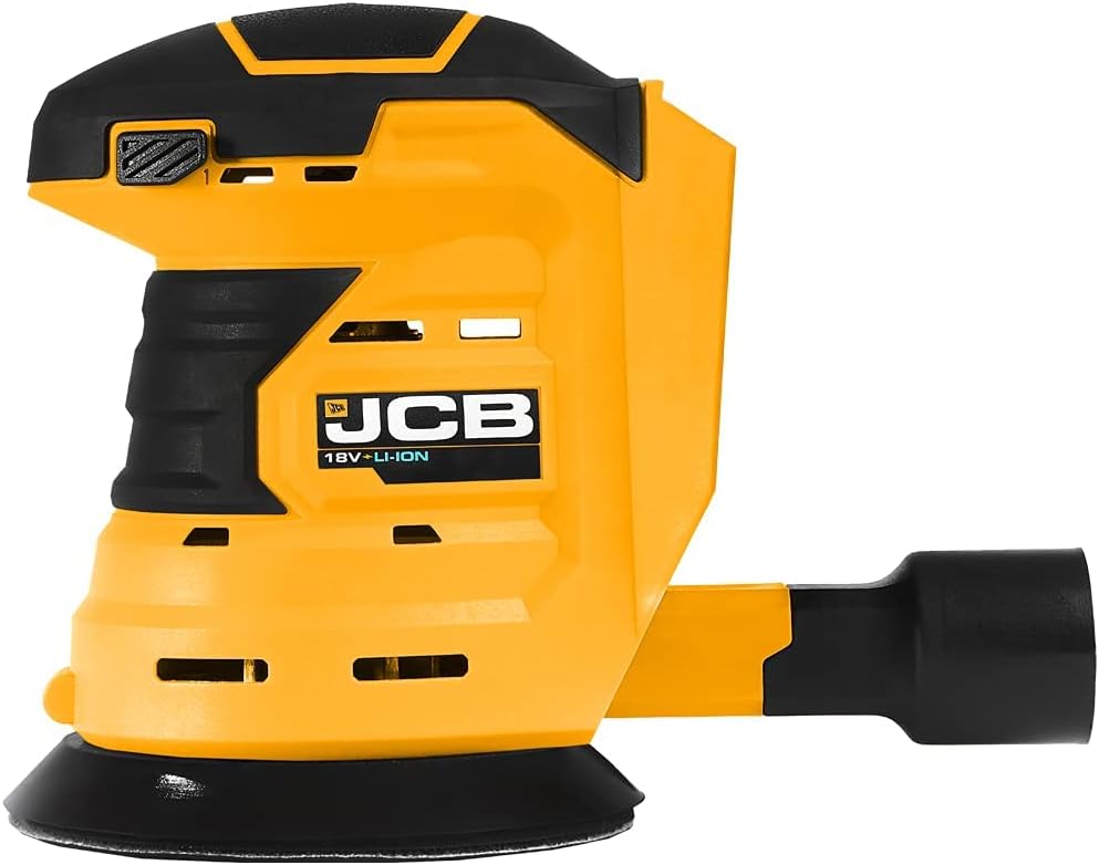 JCB 18V Orbital Sander Power Tool with Integrated LED Charge