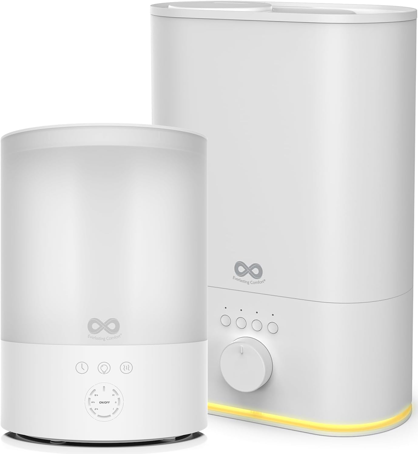 2.5L Top Fill & Cool Mist Humidifier Bundle – Quiet, Easy-to-Clean, Long-Lasting Air Comfort for Bedrooms & Large Rooms