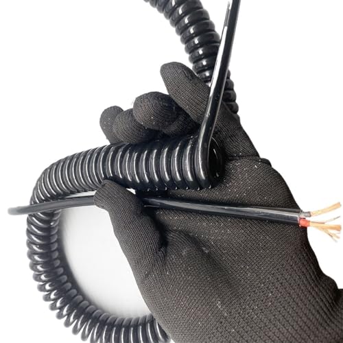 Câble spiralé télescopique 2 conducteurs cuivre pur extensible 2m - 3