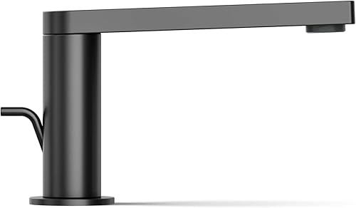 Miniatura 8 de KOHLER Composed K-73050-7-CP - Grifo de fregadero de baño de un solo agujero con montaje de drenaje de metal en cromo pulido